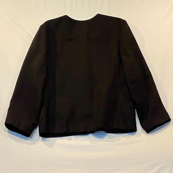 Alfred Dunner Black Blazer with Gold Buttons Size 14 - Picture 2 of 2